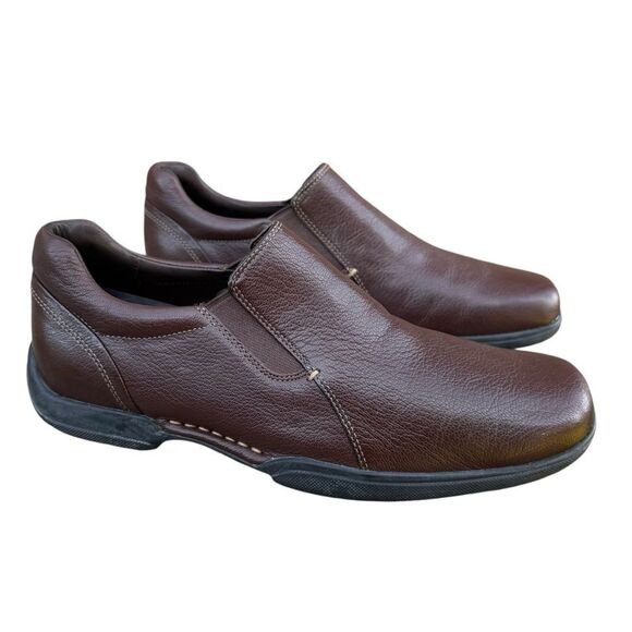 Cole Haan Men's Slip-On Loafers Brown Leather Size 8 Shoes - Picture 3 of 11